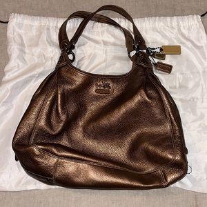 Coach Bronze Hobo Style Handbag with Dustbag VINTAGE